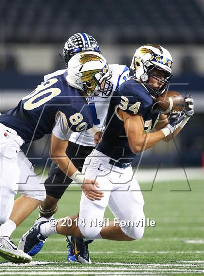 Thumbnail 2 in Keller vs. Plano West (UIL 6A Division 1 Region I Bi-District Playoff) photogallery.