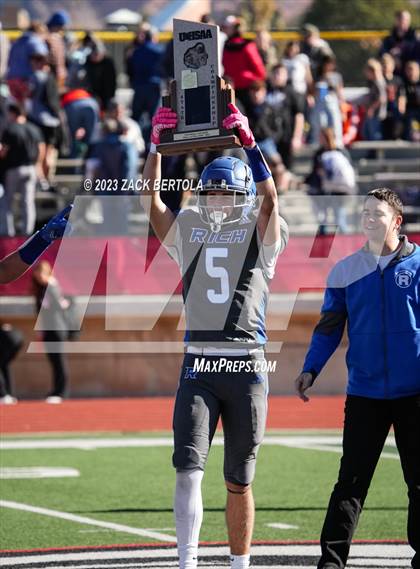 Thumbnail 1 in Monticello vs Rich (UHSAA 8 Man Final) photogallery.