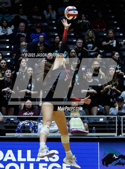 Thumbnail 2 in Cedar Park vs. Argyle (UIL 5A D1 Volleyball Final) photogallery.