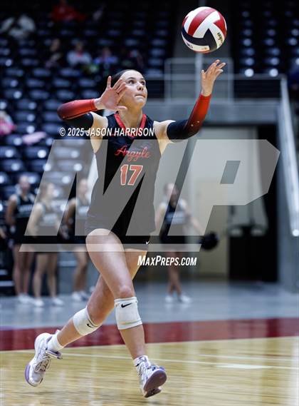 Thumbnail 3 in Cedar Park vs. Argyle (UIL 5A D1 Volleyball Final) photogallery.
