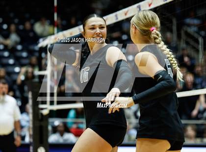 Thumbnail 2 in Cedar Park vs. Argyle (UIL 5A D1 Volleyball Final) photogallery.
