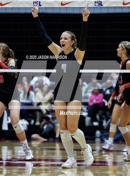 Thumbnail 3 in Cedar Park vs. Argyle (UIL 5A D1 Volleyball Final) photogallery.