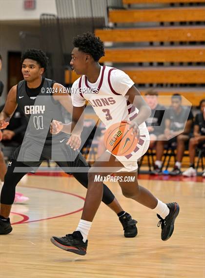 Thumbnail 3 in Hebron Christian vs. Gray Collegiate Academy (Longhorn Classic) photogallery.