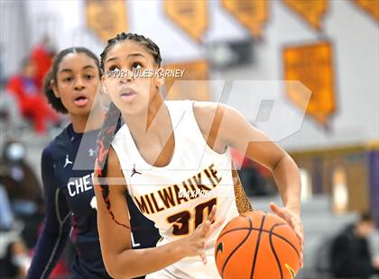 Thumbnail 1 in Cherokee Trail vs Milwaukie High School (Tarkanian Classic) photogallery.