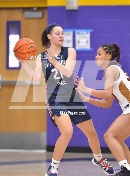 Thumbnail 3 in Cherokee Trail vs Milwaukie High School (Tarkanian Classic) photogallery.