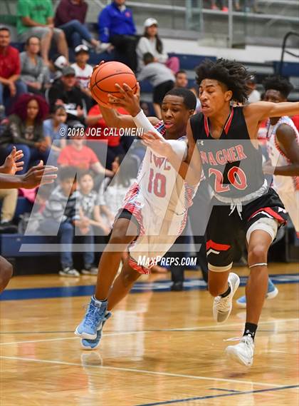 Thumbnail 1 in Carter vs Wagner (South San Boys Basketball Tournament) photogallery.