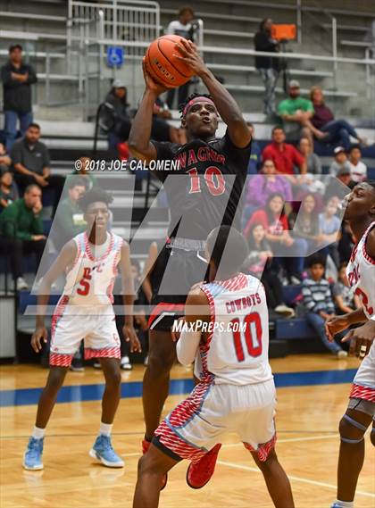 Thumbnail 2 in Carter vs Wagner (South San Boys Basketball Tournament) photogallery.