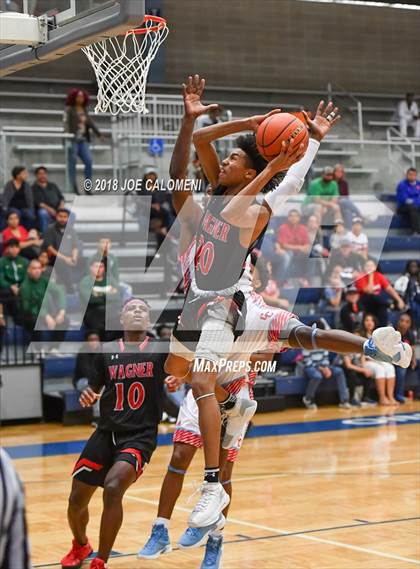 Thumbnail 1 in Carter vs Wagner (South San Boys Basketball Tournament) photogallery.