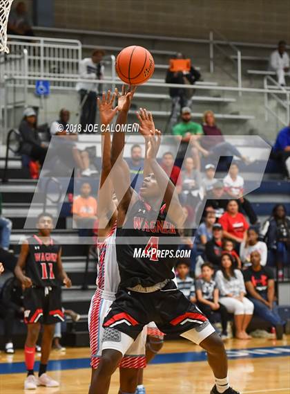 Thumbnail 1 in Carter vs Wagner (South San Boys Basketball Tournament) photogallery.