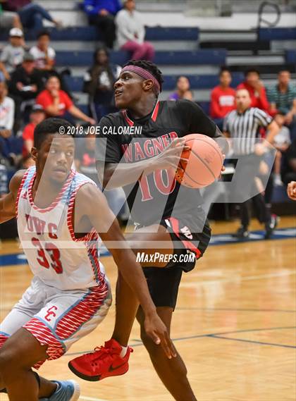 Thumbnail 2 in Carter vs Wagner (South San Boys Basketball Tournament) photogallery.