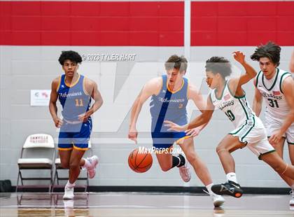 Thumbnail 1 in Monrovia vs. Crawfordsville (IHSAA 3A Sectional First Round) photogallery.