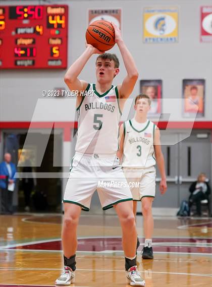 Thumbnail 2 in Monrovia vs. Crawfordsville (IHSAA 3A Sectional First Round) photogallery.
