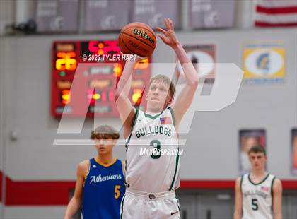 Thumbnail 3 in Monrovia vs. Crawfordsville (IHSAA 3A Sectional First Round) photogallery.