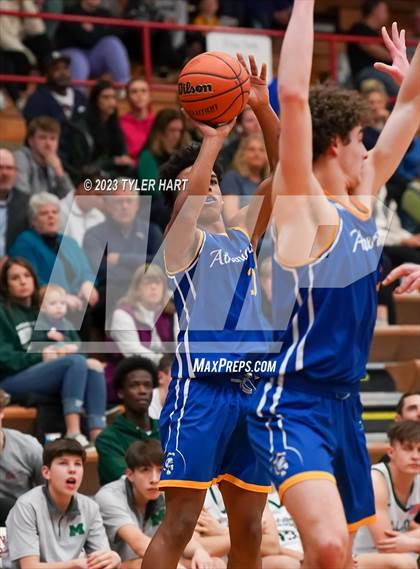 Thumbnail 2 in Monrovia vs. Crawfordsville (IHSAA 3A Sectional First Round) photogallery.