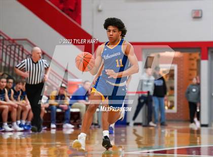 Thumbnail 1 in Monrovia vs. Crawfordsville (IHSAA 3A Sectional First Round) photogallery.