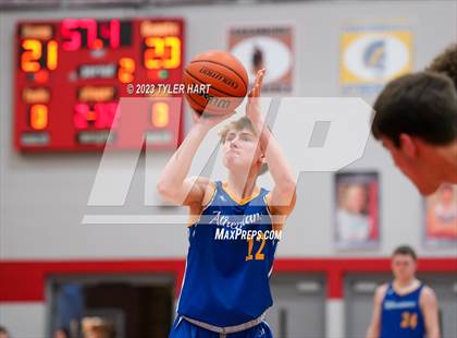 Thumbnail 3 in Monrovia vs. Crawfordsville (IHSAA 3A Sectional First Round) photogallery.