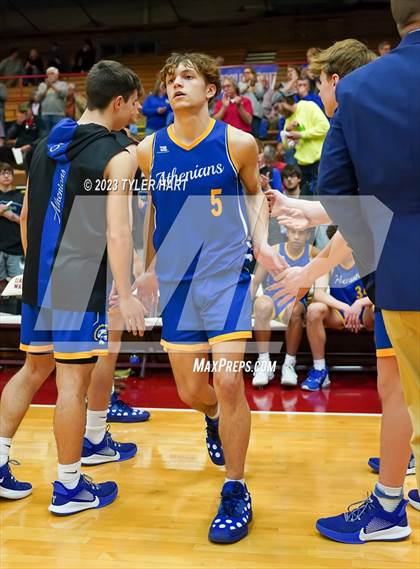 Thumbnail 2 in Monrovia vs. Crawfordsville (IHSAA 3A Sectional First Round) photogallery.