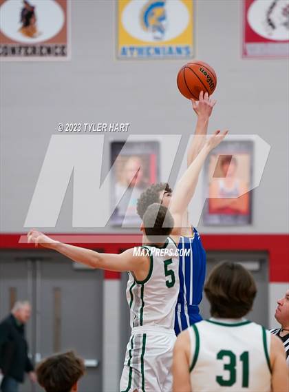 Thumbnail 2 in Monrovia vs. Crawfordsville (IHSAA 3A Sectional First Round) photogallery.