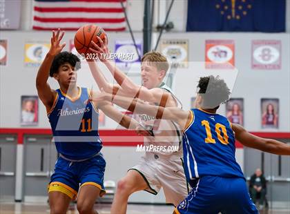 Thumbnail 3 in Monrovia vs. Crawfordsville (IHSAA 3A Sectional First Round) photogallery.