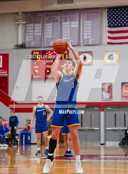 Thumbnail 3 in Monrovia vs. Crawfordsville (IHSAA 3A Sectional First Round) photogallery.