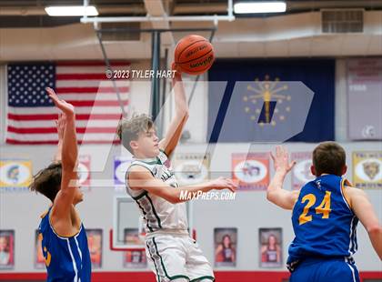 Thumbnail 2 in Monrovia vs. Crawfordsville (IHSAA 3A Sectional First Round) photogallery.