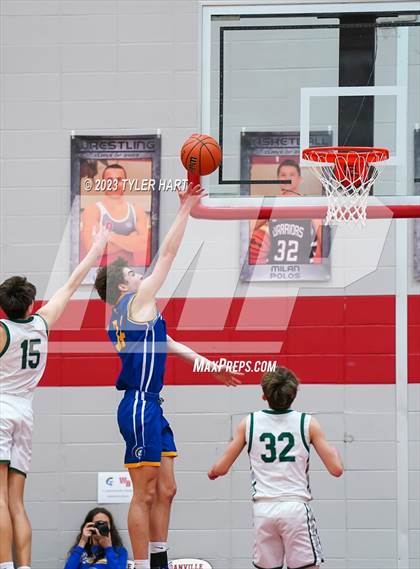 Thumbnail 3 in Monrovia vs. Crawfordsville (IHSAA 3A Sectional First Round) photogallery.