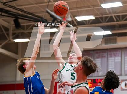 Thumbnail 1 in Monrovia vs. Crawfordsville (IHSAA 3A Sectional First Round) photogallery.