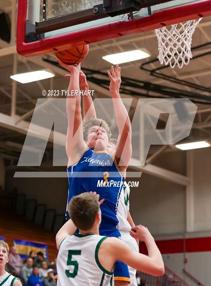 Thumbnail 3 in Monrovia vs. Crawfordsville (IHSAA 3A Sectional First Round) photogallery.