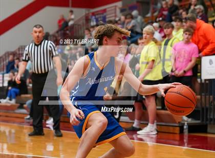 Thumbnail 2 in Monrovia vs. Crawfordsville (IHSAA 3A Sectional First Round) photogallery.