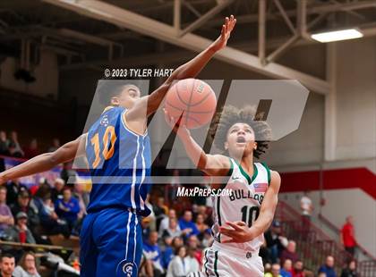 Thumbnail 1 in Monrovia vs. Crawfordsville (IHSAA 3A Sectional First Round) photogallery.