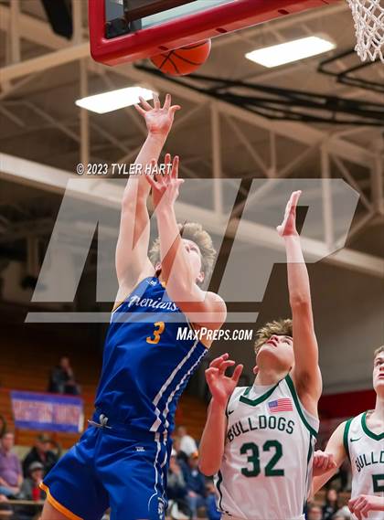 Thumbnail 3 in Monrovia vs. Crawfordsville (IHSAA 3A Sectional First Round) photogallery.