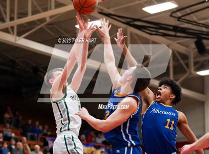 Thumbnail 1 in Monrovia vs. Crawfordsville (IHSAA 3A Sectional First Round) photogallery.
