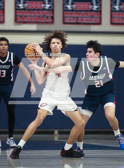 Thumbnail 3 in Cleveland vs La Salle  (Annual Rose City Roundball Classic) photogallery.