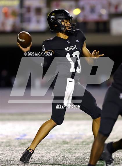 Thumbnail 2 in JSerra Catholic vs. Servite photogallery.