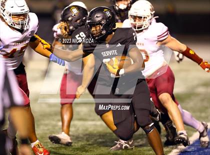 Thumbnail 1 in JSerra Catholic vs. Servite photogallery.