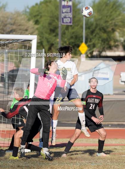 Thumbnail 1 in Yuma Catholic @ Desert Ridge (Desert Ridge Cactus Cup Tournament) photogallery.
