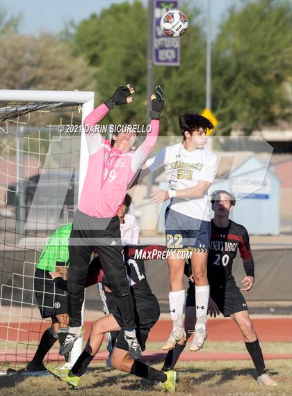 Thumbnail 3 in Yuma Catholic @ Desert Ridge (Desert Ridge Cactus Cup Tournament) photogallery.