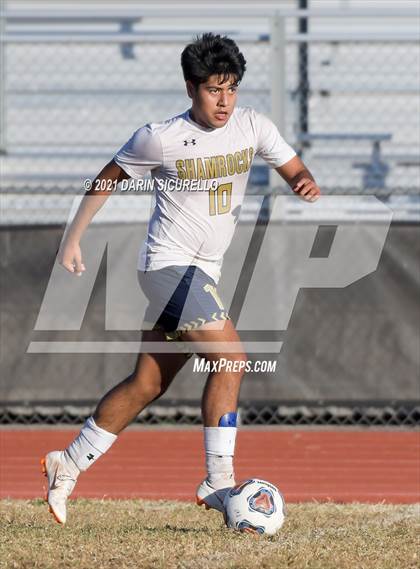 Thumbnail 2 in Yuma Catholic @ Desert Ridge (Desert Ridge Cactus Cup Tournament) photogallery.