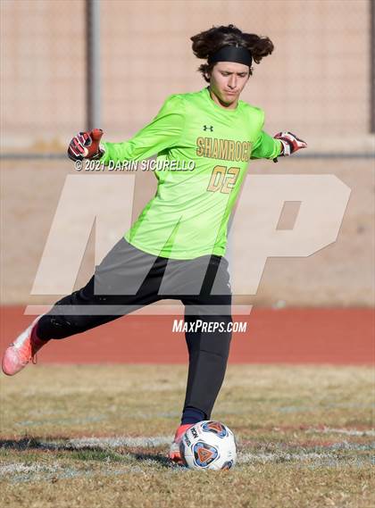 Thumbnail 2 in Yuma Catholic @ Desert Ridge (Desert Ridge Cactus Cup Tournament) photogallery.