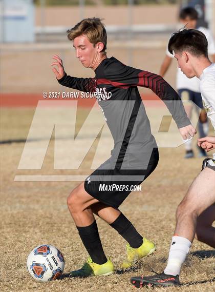 Thumbnail 2 in Yuma Catholic @ Desert Ridge (Desert Ridge Cactus Cup Tournament) photogallery.