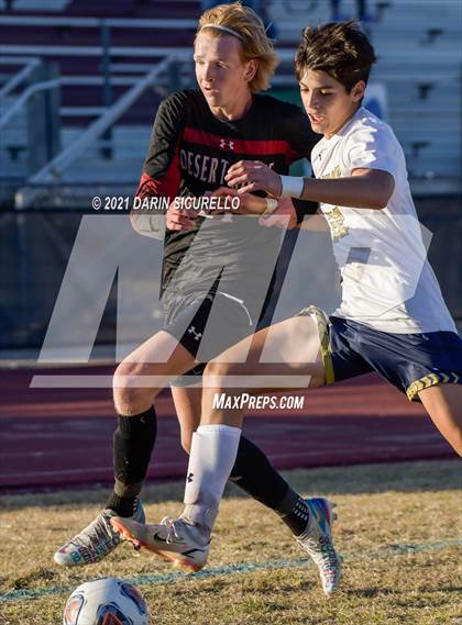 Thumbnail 1 in Yuma Catholic @ Desert Ridge (Desert Ridge Cactus Cup Tournament) photogallery.