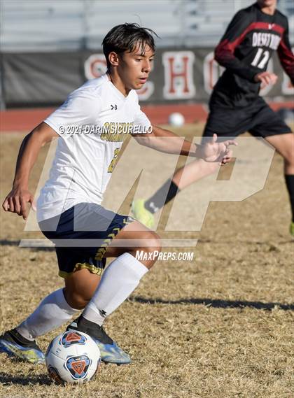Thumbnail 2 in Yuma Catholic @ Desert Ridge (Desert Ridge Cactus Cup Tournament) photogallery.
