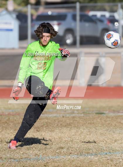 Thumbnail 1 in Yuma Catholic @ Desert Ridge (Desert Ridge Cactus Cup Tournament) photogallery.