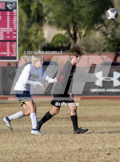 Thumbnail 3 in Yuma Catholic @ Desert Ridge (Desert Ridge Cactus Cup Tournament) photogallery.