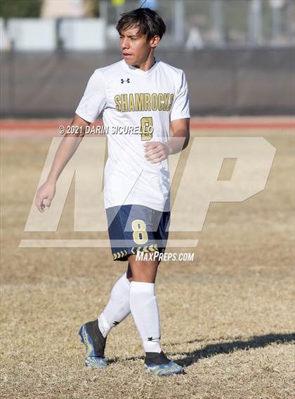 Thumbnail 2 in Yuma Catholic @ Desert Ridge (Desert Ridge Cactus Cup Tournament) photogallery.