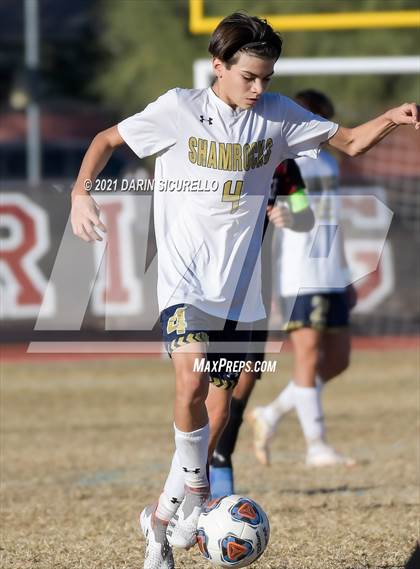 Thumbnail 3 in Yuma Catholic @ Desert Ridge (Desert Ridge Cactus Cup Tournament) photogallery.
