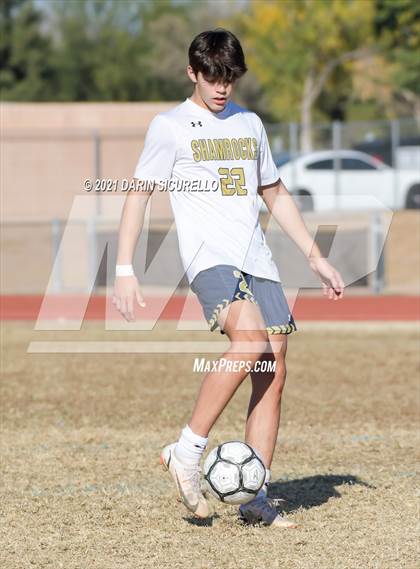 Thumbnail 2 in Yuma Catholic @ Desert Ridge (Desert Ridge Cactus Cup Tournament) photogallery.