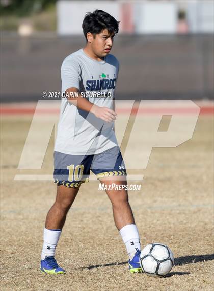 Thumbnail 2 in Yuma Catholic @ Desert Ridge (Desert Ridge Cactus Cup Tournament) photogallery.