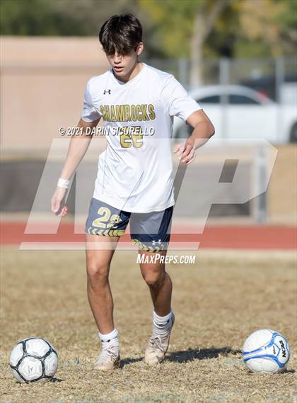 Thumbnail 2 in Yuma Catholic @ Desert Ridge (Desert Ridge Cactus Cup Tournament) photogallery.