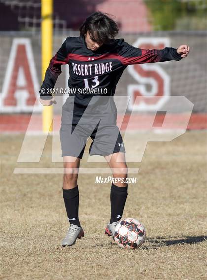 Thumbnail 2 in Yuma Catholic @ Desert Ridge (Desert Ridge Cactus Cup Tournament) photogallery.
